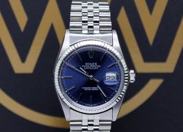 Rolex Datejust 16014 (1987) - Blue dial 36 mm Steel case