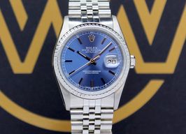 Rolex Datejust 16220 (1991) - Blue dial 36 mm Steel case