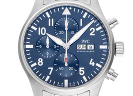 IWC Pilot Chronograph IW378004 (2025) - Blauw wijzerplaat 41mm Staal