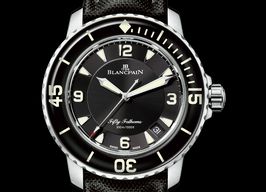 Blancpain Fifty Fathoms 5015-1130-52A (2022) - Black dial 45 mm Steel case