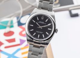 Rolex Oyster Perpetual 39 114300 (2016) - Black dial 39 mm Steel case