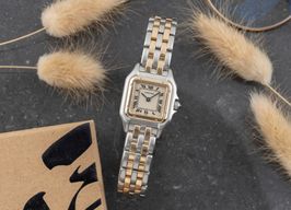 Cartier Panthère W25029B6 (1998) - White dial 22 mm Gold/Steel case