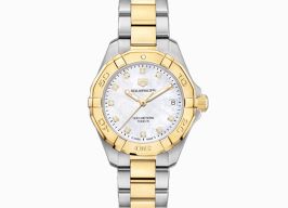 TAG Heuer Aquaracer Lady WBD1322.BB0320 (2026) - Wit wijzerplaat 32mm Goud/Staal