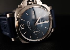 Panerai Luminor Marina 1950 3 Days Automatic PAM01393 (2022) - Blauw wijzerplaat 42mm Staal