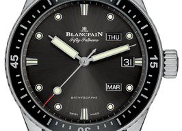 Blancpain Fifty Fathoms Bathyscaphe 5071-1110-70B (2022) - Grey dial 43 mm Steel case