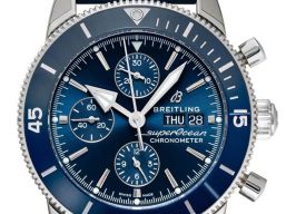 Breitling Superocean Heritage II Chronograph A13313161C1S1 (2024) - Blauw wijzerplaat 44mm Staal