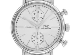 IWC Portofino Chronograph IW391503 (2025) - Zilver wijzerplaat 39mm Staal