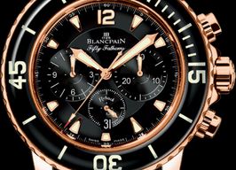 Blancpain Fifty Fathoms 5085F-3630-52A (2022) - Zwart wijzerplaat 45mm Roségoud