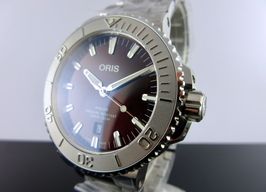 Oris Aquis Date 01 733 7730 4153-07 8 24 05PEB (2024) - Grijs wijzerplaat 44mm Staal