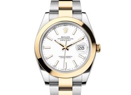 Rolex Datejust 41 126303-0015 (2024) - White dial 41 mm Gold/Steel case