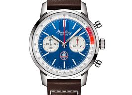 Breitling Top Time AB01763A1C1X1 (Unknown (random serial)) - Blue dial 41 mm Steel case