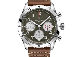 Breitling Classic AVI A233802A1L1X1 (2025) - Green dial 42 mm Steel case