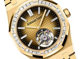 Audemars Piguet Royal Oak Tourbillon 26730BA.ZZ.1320BA.01 (2025) - Champagne dial 41 mm Yellow Gold case
