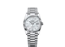 Rolex Day-Date 36 128236 (2026) - White dial 36 mm Platinum case