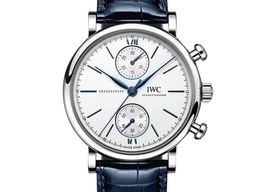 IWC Portofino Chronograph IW391407 (2023) - Zilver wijzerplaat 39mm Staal