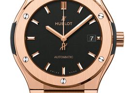 Hublot Classic Fusion 45, 42, 38, 33 mm 510.OX.1180.OX (2022) - Black dial 45 mm Rose Gold case