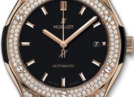 Hublot Classic Fusion 45, 42, 38, 33 mm 511.OX.1181.LR.1704 (2022) - Black dial 45 mm Rose Gold case