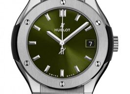 Hublot Classic Fusion 45, 42, 38, 33 mm 511.NX.8970.RX (2022) - Groen wijzerplaat 45mm Titanium