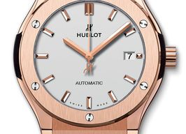 Hublot Classic Fusion 45, 42, 38, 33 mm 511.OX.2611.LR (2022) - Silver dial 45 mm Rose Gold case