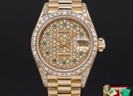 Rolex Lady-Datejust 69178 (1994) - Diamond dial 26 mm Yellow Gold case