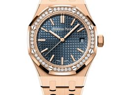 Audemars Piguet Royal Oak Selfwinding 15551OR.ZZ.1356OR.02 (2025) - Blue dial 37 mm Rose Gold case