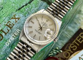 Rolex Datejust 36 16220 (1993) - Zilver wijzerplaat 36mm Staal