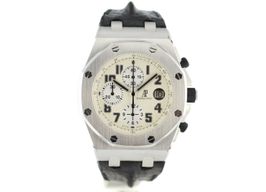 Audemars Piguet Royal Oak Offshore Chronograph 26020ST (2012) - Zwart wijzerplaat 42mm Staal