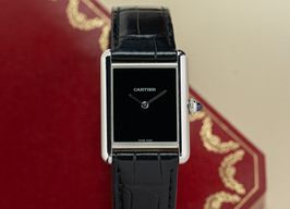 Cartier Tank WSTA0072 (2024) - Zwart wijzerplaat 34mm Staal