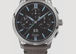 Glashütte Original Senator Chronograph Panorama Date 1-37-01-03-02-36 (2023) - Black dial 42 mm Steel case