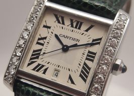 Cartier Tank Française 2302 (2000) - White dial 32 mm Steel case