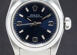 Rolex Oyster Perpetual 67180 (1998) - Blue dial 26 mm Steel case