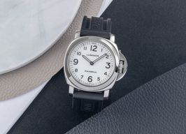 Panerai Luminor Base PAM00114 (Unknown (random serial)) - White dial 44 mm Steel case