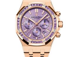 Audemars Piguet Royal Oak Chronograph 26319OR.AY.1256OR.01 (2025) - Purple dial 38 mm Rose Gold case