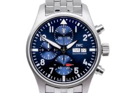IWC Pilot Chronograph IW388102 (2021) - Blauw wijzerplaat 41mm Staal