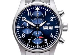 IWC Pilot Chronograph IW388102 (2021) - Blue dial 41 mm Steel case