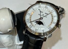 Blancpain Villeret Quantième Complet 6654A-1127-55B (2024) - Wit wijzerplaat 40mm Staal