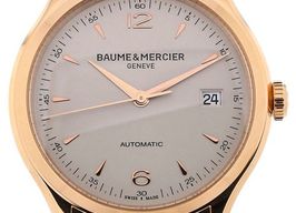 Baume & Mercier Clifton M0A10058 (2023) - Silver dial 39 mm Red Gold case