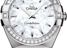 Omega Constellation Quartz 123.15.27.60.05.001 (2024) - Wit wijzerplaat 27mm Staal