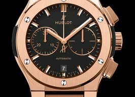 Hublot Classic Fusion Chronograph 520.OX.1180.OX (2022) - Black dial 45 mm Rose Gold case