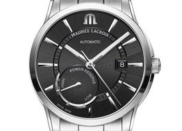 Maurice Lacroix Pontos PT6368-SS002-330-1 (2024) - Zwart wijzerplaat 41mm Staal