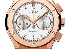 Hublot Classic Fusion Chronograph 521.OX.2611.LR (2022) - Silver dial 45 mm Rose Gold case