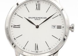 Baume & Mercier Classima M0A10323 (2023) - Wit wijzerplaat 40mm Staal