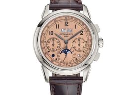 Patek Philippe Perpetual Calendar Chronograph 5270P-001 (Onbekend (willekeurig serienummer)) - Roze wijzerplaat 41mm Platina