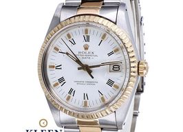 Rolex Oyster Perpetual Date 15053 (1983) - White dial 34 mm Gold/Steel case