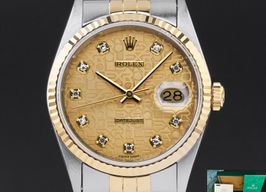 Rolex Datejust 36 16233 (1995) - Champagne dial 36 mm Gold/Steel case