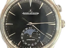 Jaeger-LeCoultre Master Ultra Thin Moon Q1368471 (2024) - Zwart wijzerplaat 39mm Staal