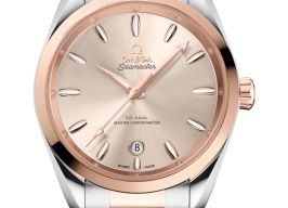 Omega Seamaster Aqua Terra 220.20.38.20.09.001 (2026) - Roze wijzerplaat 38mm Goud/Staal