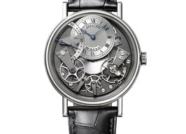 Breguet Tradition 7097BB/G1/9WU (2023) - Zilver wijzerplaat 40mm Witgoud