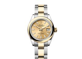 Rolex Lady-Datejust 279163 (2025) - Champagne wijzerplaat 28mm Goud/Staal