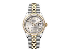 Rolex Lady-Datejust 279383RBR-0007 (2024) - Silver dial 28 mm Gold/Steel case